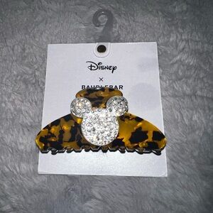 BaubleBar x Disney Tortoise Rhinestone Hair Clip Claw • New